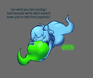 doki_doki_literature_club english_text female fnfsimp613 ghost ghost_girl ghost_vore ghosts monika_(doki_doki_literature_club) sayori_(doki_doki_literature_club) sequence sequential text vore