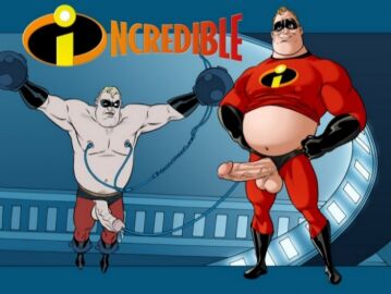 balls beard erection eyewear_on_head facial_hair male male_only mature_male moustache mr._incredible muscular navel only_male penis red_shirt shirt solo sunglasses tagme testicles the_incredibles