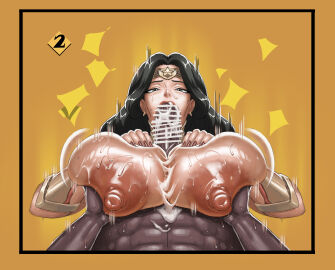 1boy 1girls 69_(artist) amazon ass between_breasts big_ass big_breasts big_thighs breasts chest cum_on_breasts curvaceous curvy curvy_figure dark-skinned_male dark_skin dc dc_comics diana_prince digital_media_(artwork) enormous_breasts female gigantic_breasts hips hourglass_figure huge_ass huge_breasts huge_thighs hyper_breasts justice_league large_ass large_breasts large_thighs legs light-skinned_female light_skin male male/female marshviolet8 massive_breasts mature mature_female mature_male outercourse paizuri slim_waist straight themysciran thick thick_hips thick_legs thick_thighs thighs titjob voluptuous waist wide_hips wide_thighs wonder_woman wonder_woman_(series)