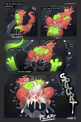 2_penises absurd_res anal anal_sex anthro asmallotter ass balls balls_size_difference belly big_belly black_body bodily_fluids claws comic cum cum_all_over cum_covered cum_drip cum_in_ass cum_inside cum_on_balls cum_on_body cum_on_chest cum_on_face cum_on_hand cum_on_penis cum_on_self cum_while_penetrated cumflation cumshot deep_penetration dialogue diphallia diphallism double_penetration dripping duo ejaculation feet feral gastropod genital_fluids genitals glowing glowing_genitalia glowing_tail green_lizard_(rain_world) heart_symbol hi_res hunter_(rain_world) inflation inside leaking_precum lizard lizard_(rain_world) male male/male male_penetrated male_penetrating messy moan mollusk motion_lines multi_genitalia multi_penis on_lap page_number penetration penis penis_size_difference plap plap_(sound) precum precum_drip precum_on_face precum_on_penis precum_on_self precum_squirt precum_string rain_world red_body reptile rough_sex scalie sex signature sitting sitting_on_another sitting_on_ground size_difference slug slugcat speech_bubble splurt spread_toes stomach_bulge sweat sweatdrop sweaty_ass sweaty_balls sweaty_butt sweaty_genitalia tail toes videocult x-ray_view