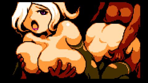 1girls animated ass breasts castle_in_the_clouds cum cum_in_pussy cum_inside female game_cg group group_rape group_sex huge_breasts long_hair male penis penis_in_pussy pixel_animation pixel_art pussy sex violation white_hair