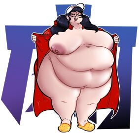 1girls asian asian_female ass bbw belly_folds big_ass big_belly big_breasts black_hair breasts breasts_bigger_than_head closed_eyes_smile crocs double_belly drooling exposed_fat_belly fat fat_belly fat_female fat_female_sex fat_thighs female female_only flashing gammanaut glands_of_montgomery glasses hat huge_ass huge_breasts inverted_nipples large_breasts light-skinned_female light_skin morbidly_obese morbidly_obese_female nude nude_female obese obese_female overweight overweight_female pussy pussy_juice sagging_breasts solo solo_female thick_thighs trenchcoat twintails wet_pussy wide_hips