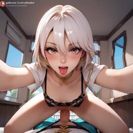 ai_generated cowgirl cowgirl_position male/female naked_female no_sound penis_in_pussy pov pov_eye_contact pov_male riding riding_penis tagme vagina vaginal_penetration vaginal_sex video