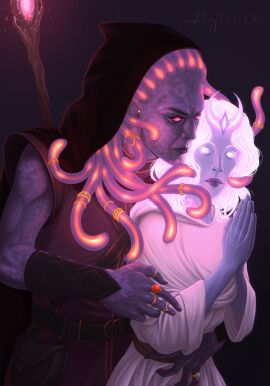 mollythemole moon_godlike pillars_of_eternity tentacle_hair white_hair