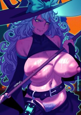 1girls areola ass big_areola big_ass big_breasts big_nipples big_thighs black_dress black_footwear black_hat black_thighhighs blue_eyes blue_nails breasts cleavage cleavage_cutout clothing_cutout dress erect_nipples female female_focus female_only gigantic_breasts grey_hair hair hairy hairy_pussy halloween halloween_bucket hat high_heels highres holding holding_basket huge_areola huge_ass huge_breasts huge_nipples huge_thighs large_breasts long_hair looking_at_viewer nail_polish nipples one_eye_closed open_mouth pubes pubic_hair pussy rockaroll sleeveless smile solo sweat sweatdrop sweating thick_hips thick_thighs thighhighs thighs virtual_youtuber vshojo white_hair witch witch_hat yellow_eyes zentreya zentreya_(witch)