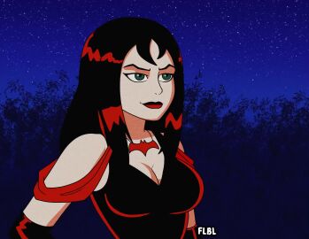 1080p 1girls 2d 2d_animation ahe_gao animated artist_name cleavage flashing_breast green-eyed_female green_eyes green_eyes_female handjob_gesture hex_girls looking_at_viewer middle_finger scooby-doo scooby-doo_and_the_witch's_ghost short_video solo solo_female tagme thorn_(hex_girls) tongue_out video