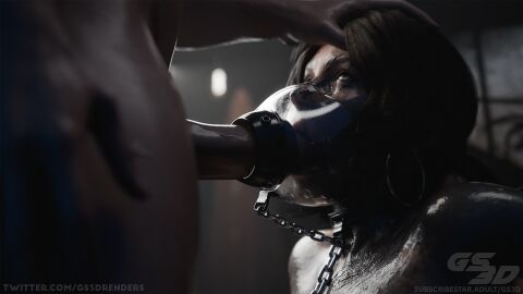 3d 3d_render 3dx blowjob blowjob_mask bondage chained chained_collar chained_up chains cock collar dark-skinned_male dark_skin dirty dungeon fellatio_mask female female_focus female_penetrated fleshlight_gag fleshlight_mask ghg_2000 glory_hole_gag gs3d lara_croft male mask masked masked_female mouth_gag mouth_mask muddy penis slave slave_girl tomb_raider vacum_mask
