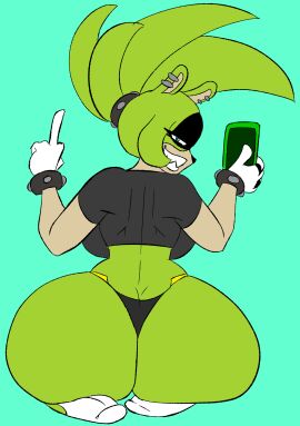 1girls anthro ass ass_cleavage ass_crack big_ass big_breasts breasts bubble_ass bubble_butt butt_crack cellphone clothing fat_ass female female_only huge_ass idw_publishing kneeling large_ass looking_at_viewer looking_back middle_finger on_knees panties phone png redacted_deadline selfie shirt smile solo sonic_(series) sonic_the_hedgehog_(idw) sonic_the_hedgehog_(series) surge_the_tenrec tenrec thick_ass thick_thighs wide_hips