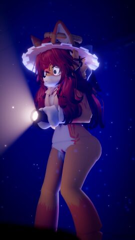1girls 3d female female_only flashlight furry furry_female pussy quitamase roblox robloxian scared self_upload tagme