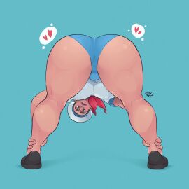 1boy ass big_ass big_butt blue_background bubble_ass bubble_butt bulge butt dat_ass dat_butt fat_ass fat_butt gay huge_ass huge_butt large_ass large_butt male male_only mdart89 npc_trainer pokemon round_ass round_butt sailor_(pokemon) sailor_uniform simple_background solo thick_ass thick_butt underwear yaoi