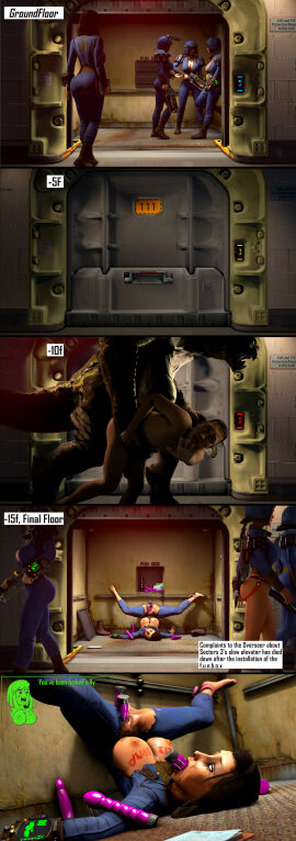 1girls 2k_games 3d 4girls after_rape ahe_gao ass bethesda_softworks bioshock bioshock_infinite black_hair blue_eyes body_writing bodysuit bondage breasts busty clothes comic computer crossover dildo double_penetration electronics elevator elizabeth_comstock fallout fallout_(series) fallout_4 feet female female_focus fucked_silly gameplay_mechanics gui handcuffs hbnoob hourglass_figure large_breasts nipples passed_out pip-boy pussy runny_makeup sex_toy sex_toys strap-on strapon tagme text upside-down vault_dweller vault_girl vault_suit wide_hips wristwear