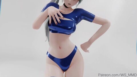1girls animated blue_eyes mmd music_video rwby tagme video weiss_schnee white_hair