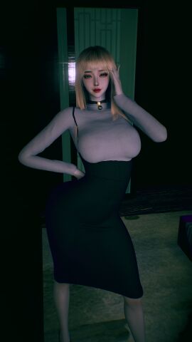 1girls 3d 4k bedroom big_breasts blonde_hair blue_eyes breasts choker chromatic_aberration costume crashbanditkut cute cute_face eyebrow_piercing eyebrows female female_focus full_body hair hi_res high_resolution highres house light-skinned_female light_skin lips lipstick long_hair long_nails looking_at_viewer nose_piercing original original_character piercing red_lipstick septum_piercing skirt solo virt-a-mate virtamate