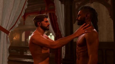 3d 3d_animation 3d_model abs animated baldur's_gate baldur's_gate_3 balls bara biceps big_balls big_penis candles cowgirl_position daddy dominant dominant_male domination dungeons_and_dragons elf elf_ears erect_while_penetrated erection fellati forgotten_realms gale_dekarios gay gay_domination gay_sex green-skinned_male green_body green_skin male male/male male_nipples male_only masculine_male mp4 muscular muscular_male night nipples nude nude_male outdoor_nudity outdoor_sex pecs penis riding_penis sex sitting_on_penis tagme torches video wondershark2 yaoi