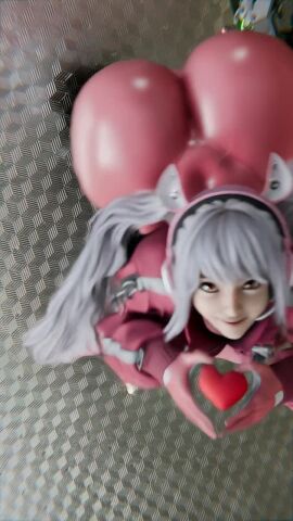 2025 3d 3d_(artwork) ai_assisted ai_generated alice_(nikke)_(cosplay) animated asian asian_female ass ass_focus blender_(software) bodysuit brown_hair cosplay eve_(stellar_blade) facing_away fat_ass female girls goddess_of_victory:_nikke heart_symbol huge_ass light-skinned_female light_skin long_hair no_sound patreon_username red_lj skin_tight stellar_blade tagme tight_clothes tight_clothing video white_hair