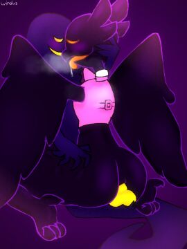 a_hat_in_time ass barnaby_(billie_bust_up) big_ass billie_bust_up egg ghost male non-human_only owl penis penis_in_ass snatcher_(ahit) tongue tongue_out toony wings yellow_eyes