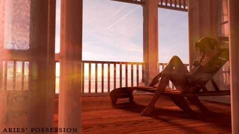 1girls 3d aerith_gainsborough ariespossession blender_(software) blender_cycles blue_eyes breasts brown_hair female female_only final_fantasy final_fantasy_vii garter_belt garter_straps lace-trimmed_bra lace-trimmed_thighhighs lingerie long_hair masturbation masturbation_through_clothing petite petite_body petite_breasts petite_female self_upload solo solo_female sunset