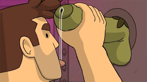 2boys 2d 2d_animation animated balls bara big_balls big_penis erection gay green-skinned_male green_body green_skin grizzlygamerdev hand_on_penis handjob hard_on male male/male male_focus male_only male_pubic_hair masculine_male masturbation orc orc_male penis precum precum_drip pubic_hair robin_morningwood robin_morningwood_(character) touching_penis yaoi