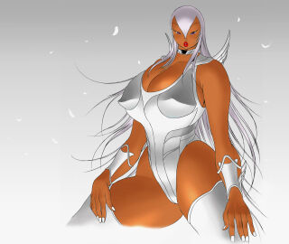 1girls asian asian_female ass big_ass big_breasts breasts brown-skinned_female brown_skin curvy curvy_female dark-skinned_female dark_skin digital_drawing_(artwork) digital_media_(artwork) eiden eyes female female_only gigantic_breasts gri_gri grinis_quatre_gricom hair hips huge_breasts large_breasts legs leotard light_brown_body lips long_hair mature mature_female plump purple_eyes solo thighs upper_body vambraces very_long_hair voluptuous voluptuous_female white_background white_fingernails white_hair white_leotard white_nails white_theme