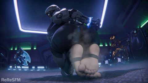 1girls 3d alien ass ass_bigger_than_head background_characters behind_view big_ass big_breasts big_butt breasts breasts_bigger_than_head bubble_ass bubble_butt captured clothing curvaceous curvy curvy_figure feet female foot_fetish halo_(series) huge_ass huge_breasts looking_back low-angle_view mostly_clothed musk musk_clouds musky_feet on_knees reresfm sangheili soles solo_focus spartan_(halo) steam steamy_feet thick_thighs tight_clothing voluptuous voluptuous_female wide_hips