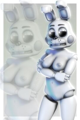 3d 4k animatronic arms_crossed black_eyes bunny bunny_ears bunny_girl disboi215 female five_nights_at_freddy's five_nights_at_freddy's_2 five_nights_at_freddy's_world fnaf fnaf_world genderswap_(mtf) glowing_eyes green_eyes grey_body grey_cheeks grey_nipples highres looking_to_the_side naked naked_female nude pinup pinup_pose rabbit rabbit_ears rabbit_girl robot rosy_cheeks rule_63 sfm shiny_body shy solo source_filmmaker white_body white_eyes white_rabbit_(fnaf)