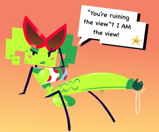 1futa balls balls_on_floor big_balls big_breasts big_glasses bikini_only black_arms black_legs blush bodily_fluids bottomless breasts clothed clothing darkened_glans dialogue dripping english_text erection eyewear eyewear_on_head full_body futa_only futanari genital_fluids genitals gigantic_penis glans glasses glasses_on_head glistening_balls glistening_breasts glistening_genitalia glistening_penis green_balls green_body green_breasts green_eyelids green_glans green_hair green_mouth green_penis green_tongue hi_res huge_cock humanoid humanoid_penis intersex lifting_glasses long_penis looking_at_viewer lottieplus mario_(series) mimi_(super_paper_mario) mostly_nude navel paper_mario penis polka_dot_bikini precum precum_drip red_eyewear red_glasses simple_background sitting solo speech_bubble square_(anatomy) stick_arms stick_legs super_paper_mario sweat sweaty_balls sweaty_genitalia sweaty_penis testicles text tongue top_heavy twintails vein veiny_penis