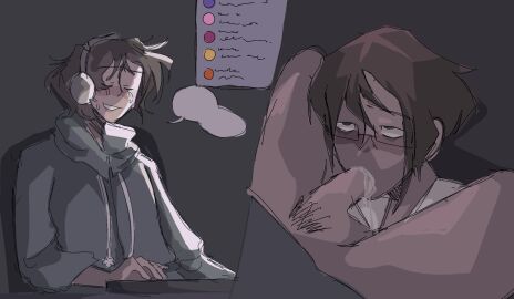 2boys blowjob chat chat_box freakaybob gay glasses male male_only original_character original_characters stream streamer streaming under_the_table