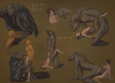 2024 anal anal_sex anthro anthro_penetrated anthro_penetrating anthro_penetrating_human armor ass biped blaidd_(elden_ring) bodily_fluids breastplate canid canine canis clothing creepy_gun digital_media_(artwork) duo elden_ring english_text erection face_lick fromsoftware fur gauntlets gay genitals gloves grey_body grey_fur handwear hi_res human human_on_anthro human_penetrated human_penetrating human_penetrating_anthro humanoid_genitalia humanoid_penis hybrid_genitalia hybrid_penis interspecies kneeling knot knotted_humanoid_penis knotted_penis larger_anthro larger_male larger_penetrated licking light_body light_skin lying male male/male male_anthro male_human male_on_anthro male_on_human male_penetrated male_penetrating male_penetrating_male mammal nude nude_anthro nude_human nude_male on_back open_mouth oral oral_penetration penetration penile penile_penetration penis penis_in_ass penis_in_mouth role_reversal saliva saliva_string scar scars_all_over sex size_difference small_dom_big_sub small_top_big_bottom smaller_human smaller_male smaller_penetrated stealth_sex text tongue tongue_out vein veiny_penis versatile verse_(role) wolf