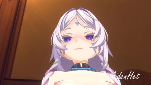 1boy 1girls 3d aether_(genshin_impact) aidenhet anal anal_sex animated citlali_(genshin_impact) cum cum_in_ass cum_inside genshin_impact hoyoverse mihoyo moaning mp4 pink_hair reverse_cowgirl_position shaking small_breasts sound straddling tagme video waist_grab