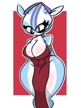 1girls big_breasts breasts female makiro69 red_dress tagme thick_thighs