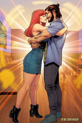 ai_generated canon_couple couple love marvel_comics mary_jane_watson paul_rabin spider-man_(series)