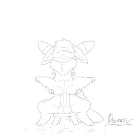 1:1 2d_animation anal anal_sex animated balls bodily_fluids dengon duo eevee eeveelution female female_penetrated feral frame_by_frame generation_1_pokemon generation_2_pokemon genital_fluids genitals loop male male/female male_penetrating male_penetrating_female mouthguard nintendo on_top penetration penis pokemon pokemon_(species) pussy sex short_playtime umbreon