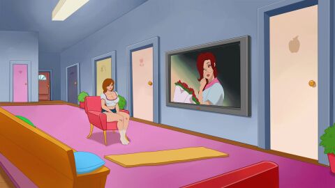 animated ass big_ass big_breasts breasts brown_hair discreenvision female game_cg inusen milf_boom tagme the_secret_of_the_house