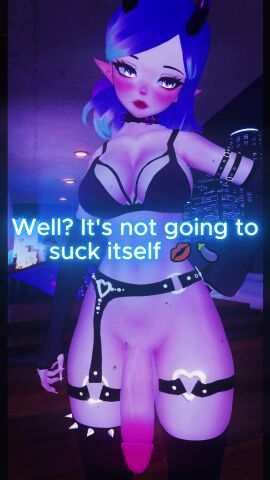 1futa 3d 9:16 asking_viewer big big_breasts big_penis blush bra breasts_covered colored_hair cute cute_face cute_futa dominant dominant_futa ear enticing flaccid flaccid_penis futa_focus futa_only futanari horny intersex light-skinned_futa longer_than_10_seconds music music_video penis penis_out perfect_body perfect_legs pointy_ears purple_hair short_hair shorter_than_30_seconds solo solo_focus tagme thighs vertical_video video viewer_pov white_penis