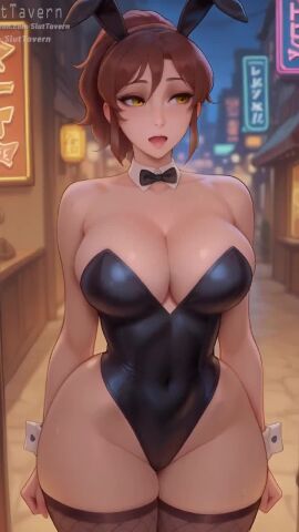 ai ai_generated animedrawing animegirl animemangagirl animestyle ass big_breasts breasts bunny_ears bunny_girl bunnysuit cameltoe curvy dancing dota dota2 dota2fanart dota2girls dota2heroes dota_2 dotadragonsblood female female_only gamecharacter gamefanart marci marci_(dota) painting pencil photoshop sluttavern tagme thick_ass thick_thighs thin_waist video wide_hips