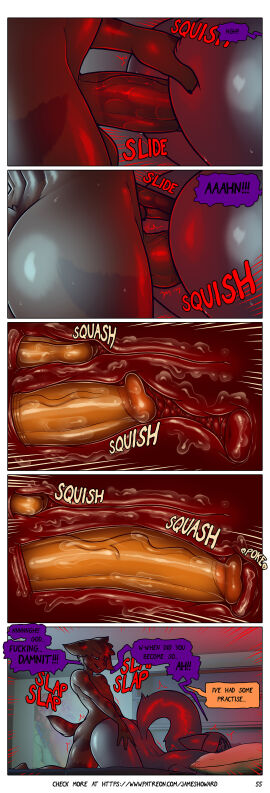 1boy 1girls absurd_res agatha_(james_howard) age_difference alphonse_(james_howard) anal anal_fingering anthro bodily_fluids comic completely_nude cougar dialogue domestic_cat duo eyewear felid feline felis female femsub fingering glasses hi_res internal james_howard male male/female maledom mammal naked_glasses nude nude_female nude_male patreon penetration pussy straight student sweat teacher teacher_and_student vaginal_penetration