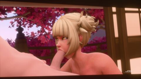 blowjob cum ejaculation himiko_toga jdv my_hero_academia overwatch sound tagme video wuyang