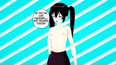 1boy 3d 3d_model akari_live black_hair blue_eyes latam_virtual_youtuber male shai_zoe shaizoe shaizoe_(character) shaizoe_(male) spanish_text tagme text virtual_youtuber vtuber