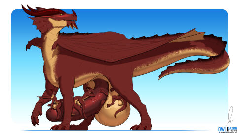 16:9 absurd_res anthro anthro_on_feral balls big_balls big_penis biped claws countershade_face countershade_neck countershade_tail countershade_torso countershading dragon erection european_mythology feral genitals glans group hi_res horn huge_balls huge_cock humanoid_genitalia humanoid_genitalia_on_feral humanoid_penis humanoid_penis_on_feral kobold male male/male membrane_(anatomy) membranous_wings mythological_creature mythological_scalie mythology owligatorstudios penis quadruped scalie size_difference tail vein veiny_penis western_dragon widescreen wings zoophilia
