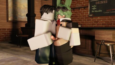 1femboy 2boys 3d 3d_model 3ntnsfw balls blush cute cute_face femboy femboysub gay grabbing_penis hand_on_penis indoors male male_only pasties penis penis_out public public_nudity roblox robloxian thighhighs