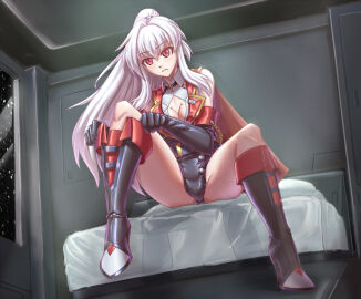 1girls aged_up brainwashing clara_(honkai:_star_rail) corruption enemy_conversion female honkai:_star_rail hypnosis ipc_outfit leebigtree long_hair mind_control white_hair