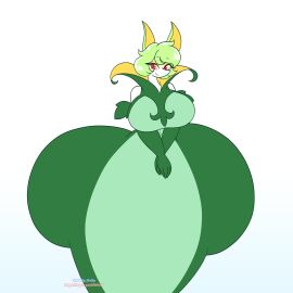 1girls ass aster_(oddly_bally) big_ass big_breasts big_thighs breasts breasts_bigger_than_head female huge_ass huge_breasts huge_thighs massive_ass massive_breasts nintendo no_humans oddly_bally pokemon pokemon_(species) serperior thick_thighs