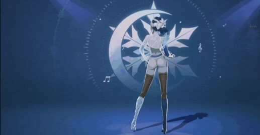 3d animated breasts female futa_only futanari game_mod gif intersex jojo_reference luna_snow luna_snow_(marvel_rivals) luna_snow_(shining_star) marvel marvel_comics marvel_rivals nude superhero young