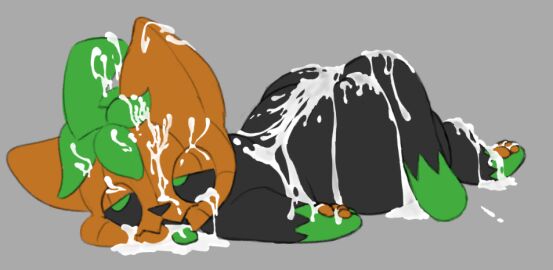 ambiguous_gender ass bodily_fluids cum cum_covered cum_in_mouth cum_inside cum_on_ass cum_on_body cum_on_butt cum_on_face cum_on_feet cum_on_ground cum_on_self cumshot domestic_cat ejaculation elemental_creature excessive_cum excessive_genital_fluids feet felid feline felis feral flora_fauna food food_creature for_a_head fucked_silly genital_fluids limp_arms limp_legs limp_tail mammal messy mrmystery_guy object_head plant pumkat solo tail