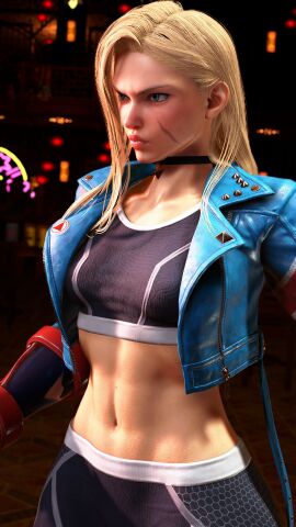 1girls 3d abdominal_muscles abdominals abs alternate_hairstyle blonde-haired_female blonde_female blonde_hair cammy_white cammy_white_(street_fighter_6) female female_fighter female_only long_hair muscles muscular muscular_female sf_screenshot six_pack solo street_fighter street_fighter_6