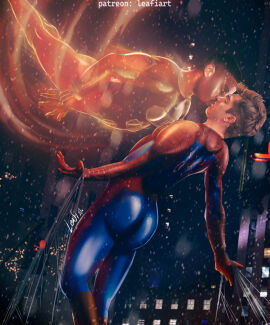 1boy actor andrew_garfield artist_name celebrity flexing gay horny human_torch johnny_storm leafiart light-skinned_male light_skin male male_only marvel marvel_cinematic_universe marvel_comics michael_b_jordan muscle_arms muscles muscular muscular_male peter_parker pose spider_man spider_man_(andrew_garfield) spiderman tough_guy underwear underwear_only undressing webs