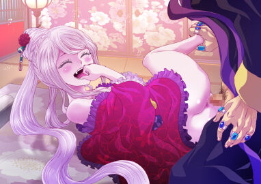 ainz_ooal_gown anus ass censored female male mosaic_censoring overlord_(maruyama) penis pussy rurukichi shalltear_bloodfallen tagme vaginal_penetration vaginal_sex vampire vampire_girl