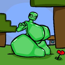 ass ass_bigger_than_head big_ass big_butt big_thighs breasts breasts_bigger_than_head enormous_ass enormous_breasts enormous_butt enormous_thighs female female_only gigantic_ass gigantic_breasts gigantic_butt gigantic_thighs green_slime huge_ass huge_breasts huge_butt huge_thighs hyper hyper_ass hyper_breasts hyper_butt immobile massive_ass massive_breasts massive_butt massive_thighs minecraft minecraft_mob monster monster_girl no_nipples nude plumkinplumchime slime slime_(minecraft) slime_cube slime_girl slime_monster