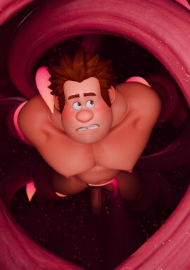 alien cerothoni_(0thoni) dick gay male_tits ralph_(wreck-it_ralph) ralph_breaks_the_internet tentacle wreck-it_ralph yaoi