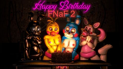 3d 4k animatronic anniversary beak bird bird_girl birthday black_body black_cheeks black_eyes black_nipples black_panties black_shorts blue_body blue_eyes brown_hair bunny bunny_ears bunny_girl cake candle candlelight chocolate_cake dark_room disboi215 female female_only fire five_nights_at_freddy's five_nights_at_freddy's_2 flame fnaf fnaf_2 foot_behind_back foot_up fox fox_ears fox_girl fox_tail glowing_eyes glowing_text green_eyes grey_nipples hand_on_hip hands_together happy happy_expression happy_face highres jj_(fnaf) mangle_(fnaf) panties pink_cheeks pink_eyes pink_nipples pink_panties pink_shorts red_cheeks red_nipples red_panties red_shorts robot rosy_cheeks rwqfsfasxc_(five_nights_at_freddy's) rwqfsfasxc_(fnaf) rxq sfm shadow_bonnie shadow_bonnie_(fnaf) shiny_body shiny_skin shorts source_filmmaker text toy_bonnie_(fnaf) toy_chica_(fnaf) white_body white_eyes yellow_body yellow_eyes